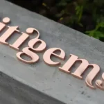 Solid Metal Letters