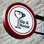 acrylic light box blade projecting signs restaurants qsr 115