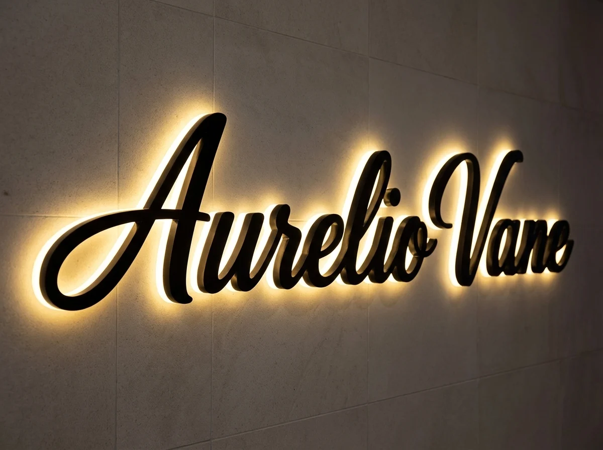 backlit letters building wall signs retail stores boutiques 41