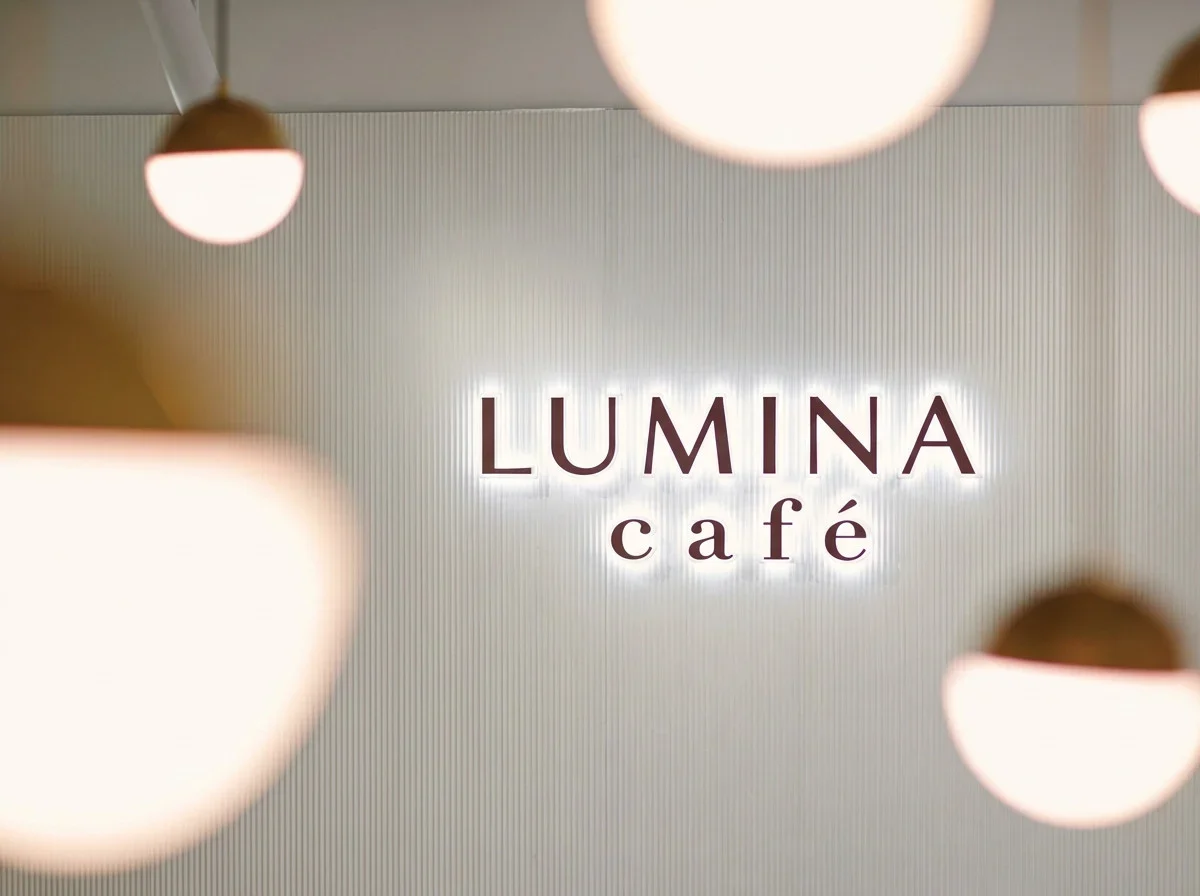 HOME 40 backlit letters lobby reception signs restaurants qsr 120