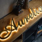 backlit letters office wall logos corporate offices 68