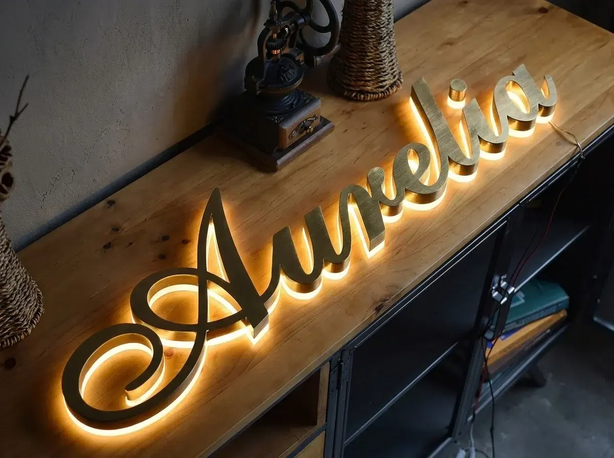 backlit letters office wall logos corporate offices 68