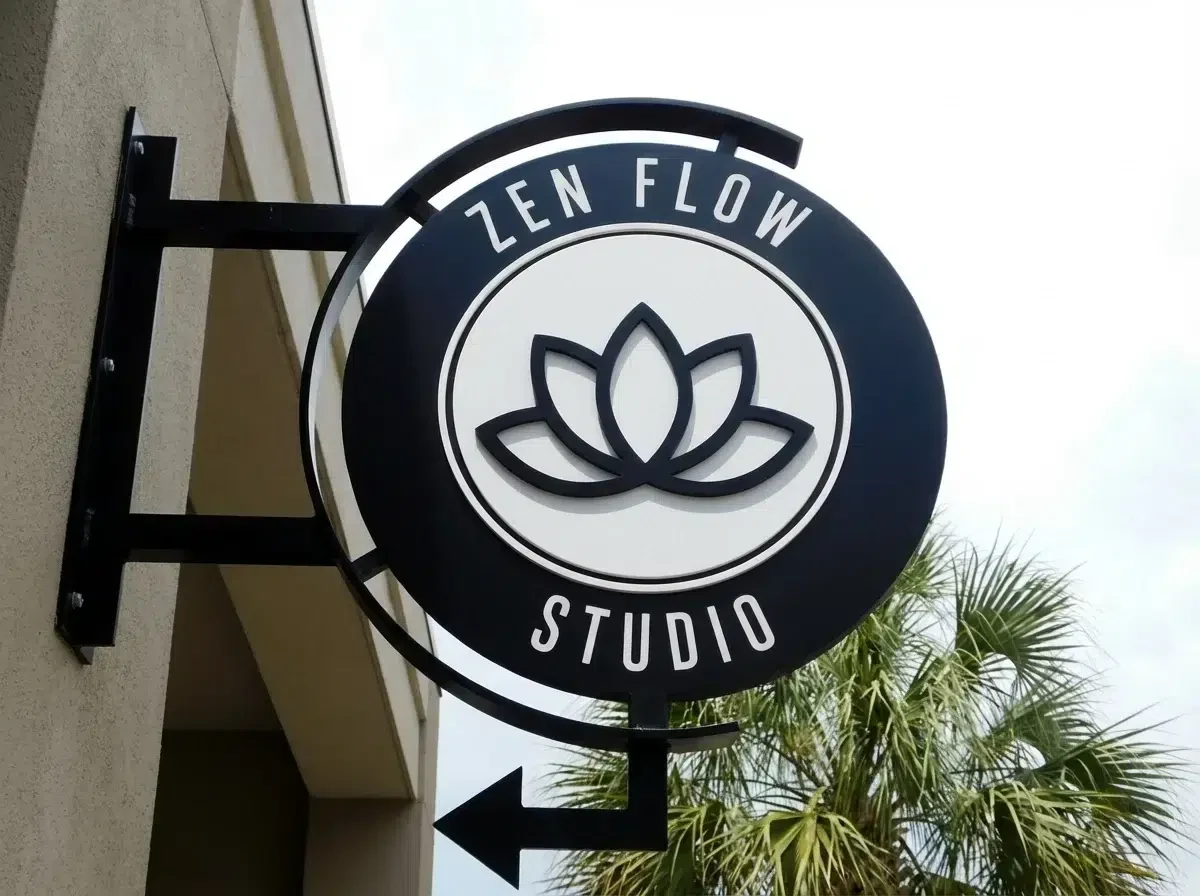 laser cut signs blade projecting signs retail stores boutiques 77