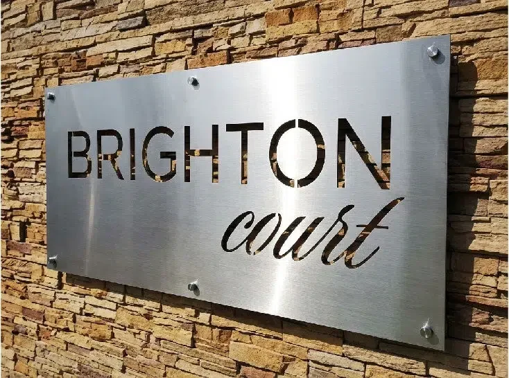 laser cut signs