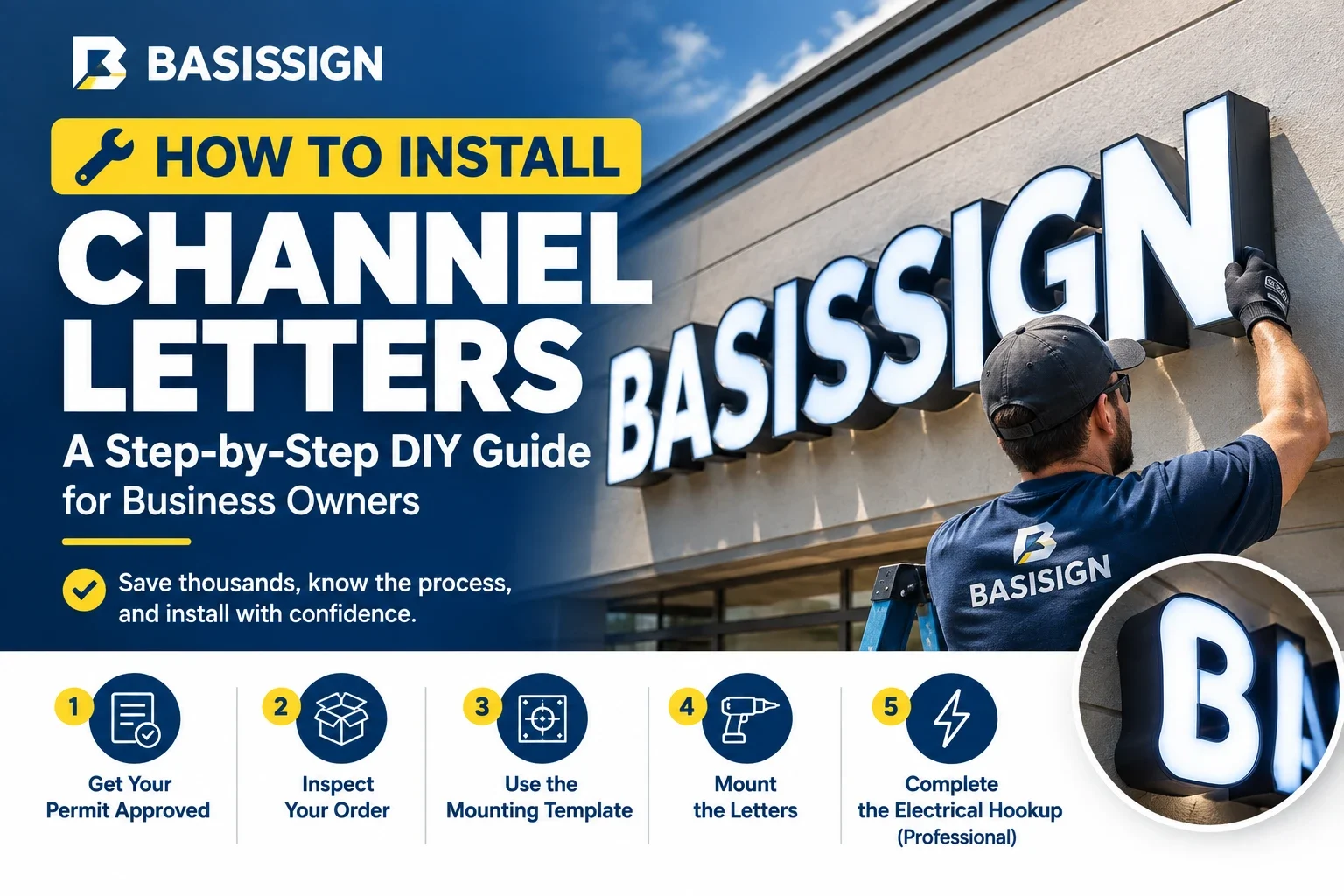 Install Channel Letters
